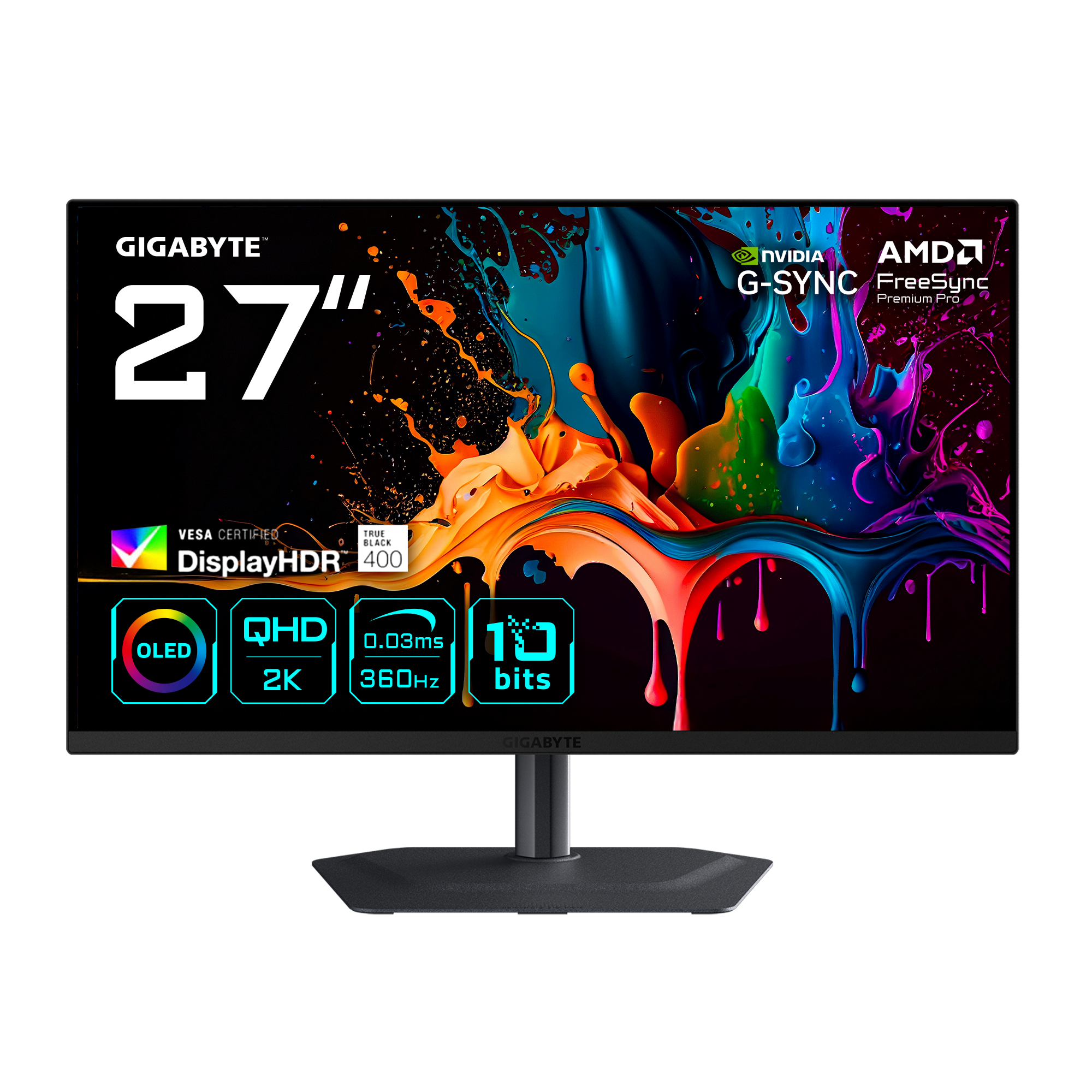 Монітор ігровий Gigabyte MO27Q3 OLED Gaming Monitor